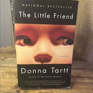 The Little Friend by Donna Tartt - Black and Orange Cover